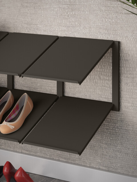Sanamöbel_Quadry__Shoe Rack_Detail_01_Earth