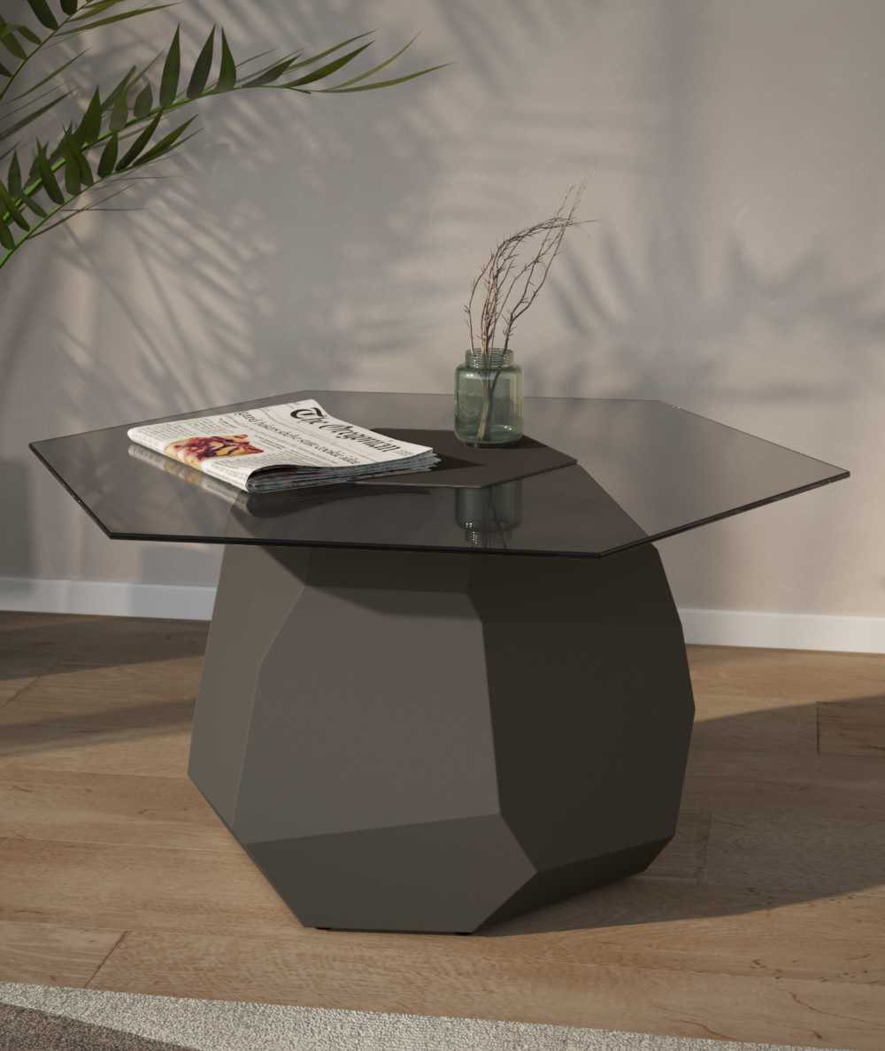 Éclat Glass Stone kisasztal 3